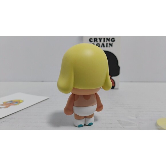 POP MART CRYBABY CRYING AGAIN FIGURES BLIND BOX BABY BLONDE W STAND & CARD - Picture 5 of 7